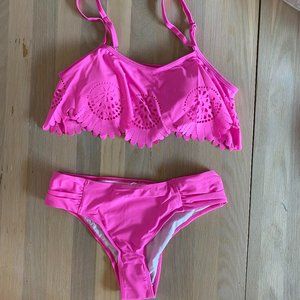 |NEW| Peddney Pink Women's Cheeky Bottoms S